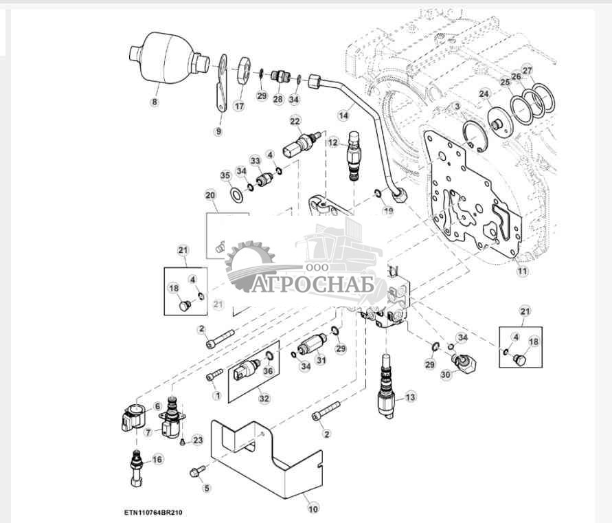 Блок клапанов, ProDrive™ 
